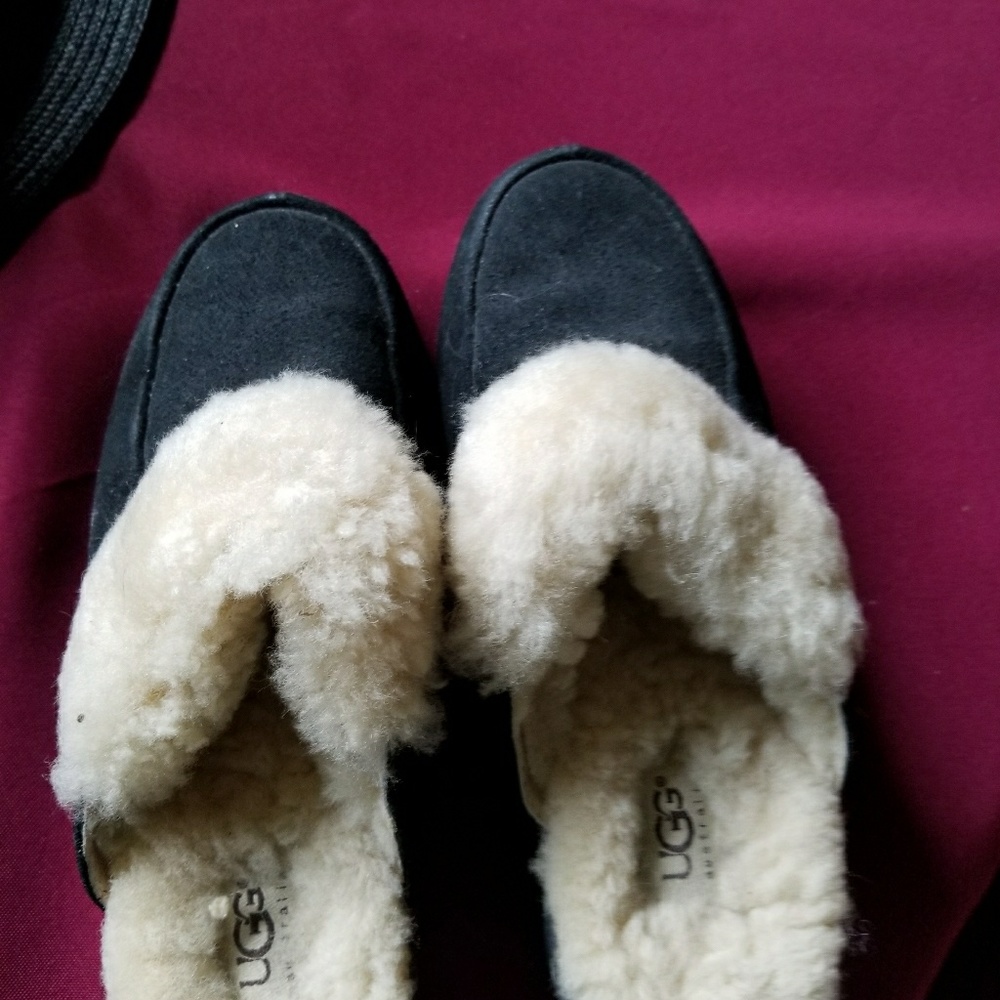 Uggs..black suede